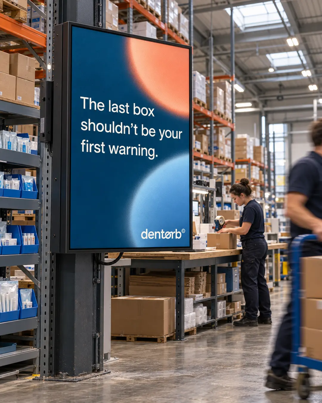 Warehouse poster: the last box shouldn't be your first warning